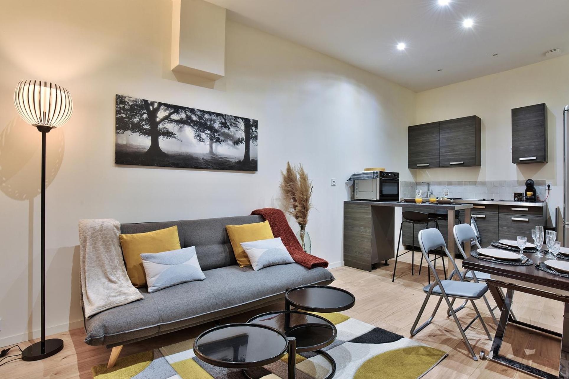 L'Appart Chic - Terrasse - Proche Lyon & Tram Villeurbanne Dış mekan fotoğraf