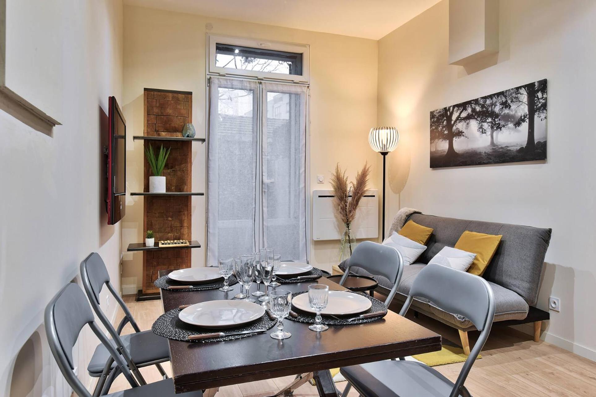 L'Appart Chic - Terrasse - Proche Lyon & Tram Villeurbanne Dış mekan fotoğraf